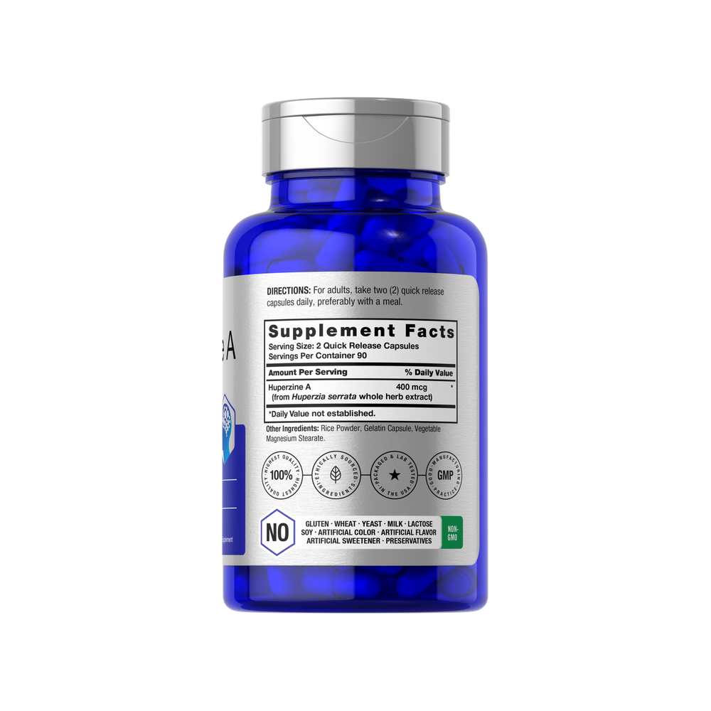Horbäach Huperzine a 400mcg per Serving | 180 Capsules