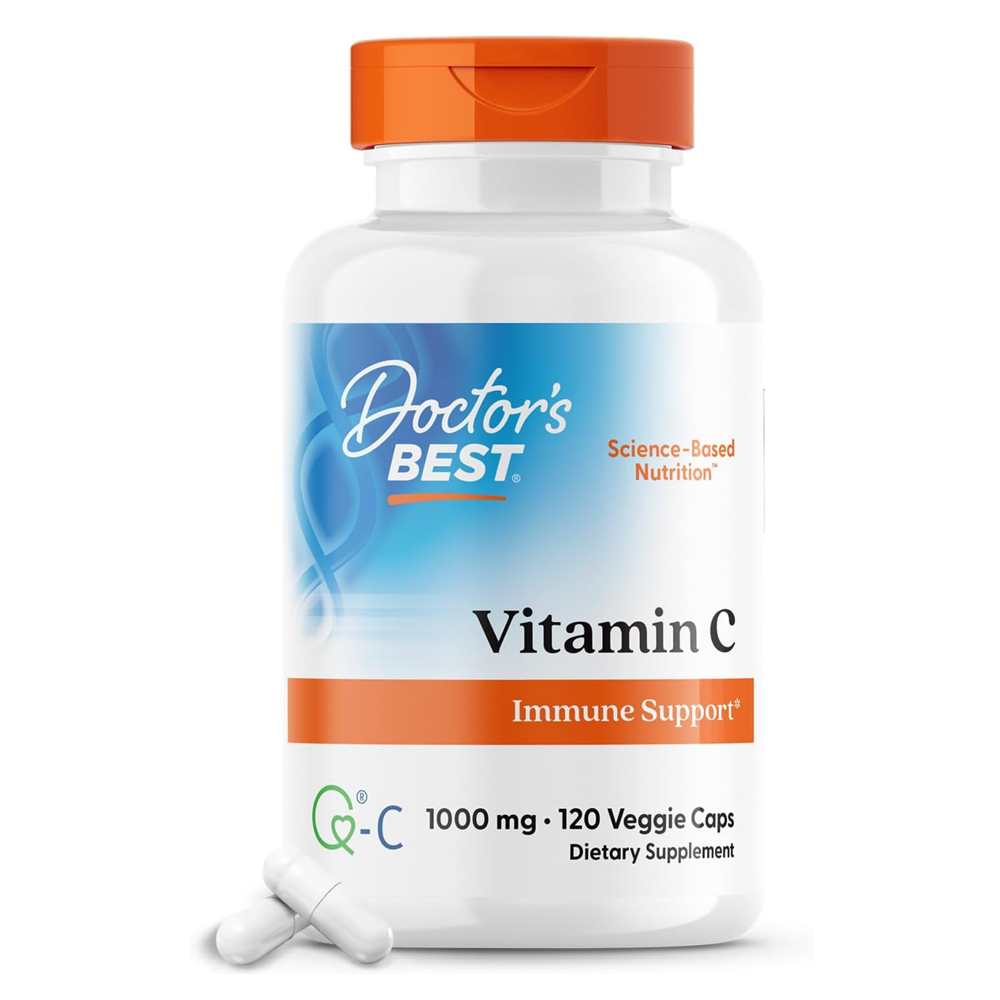 Doctor's Best Vitamin C with Q-C 1000mg Veggie Caps 120 Count