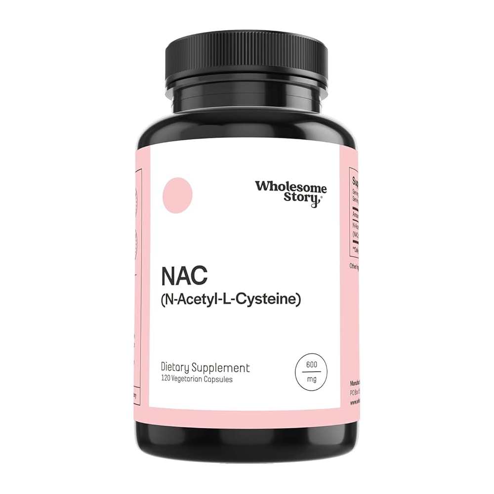 Wholesome Story Nac Supplement N Acetyl Cysteine 600 Mg 120 Caps