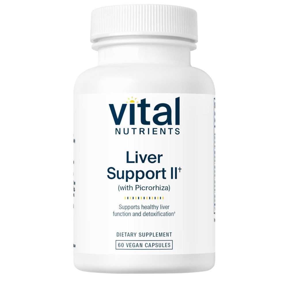 Vital Nutrients Liver Support Ii (with Picrorhiza) 60 Caps