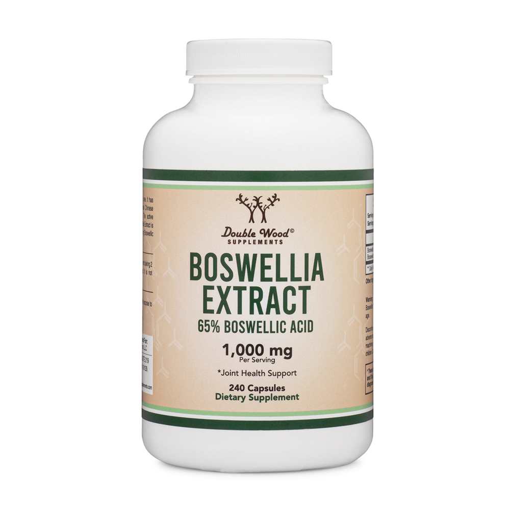 Double Wood Boswellia Extract – 1,000mg – 240 Capsules
