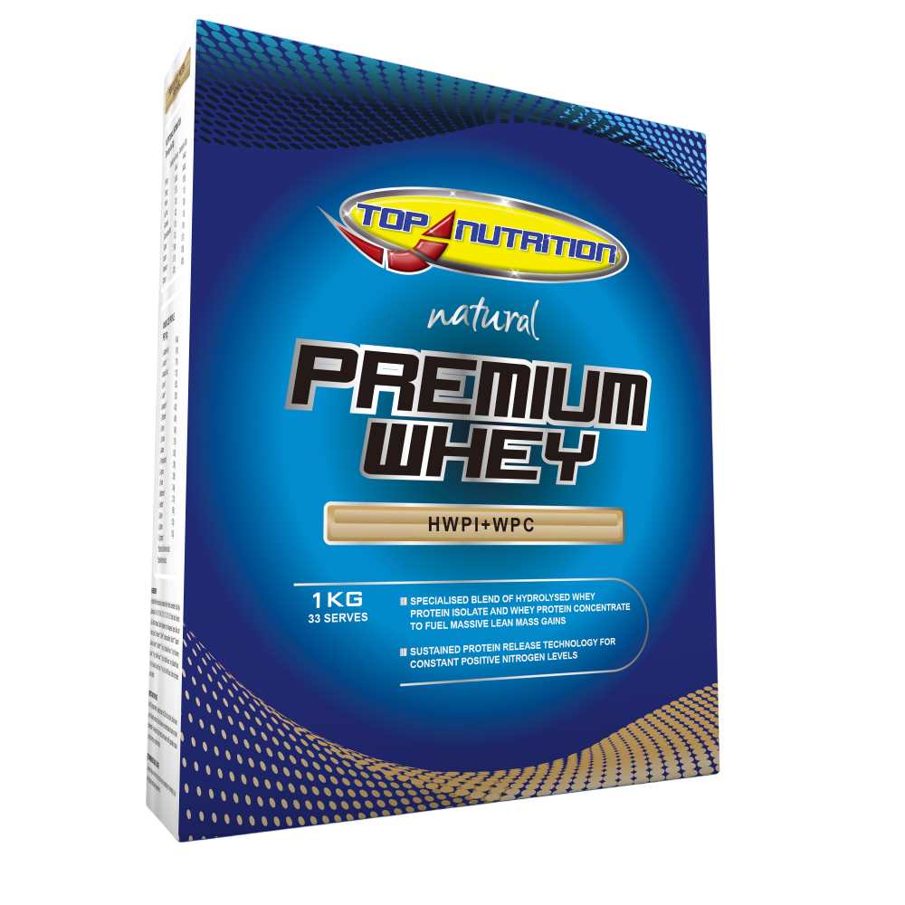 Top Nutrition Natural Premium Whey Protein Chocolate 1 Kg