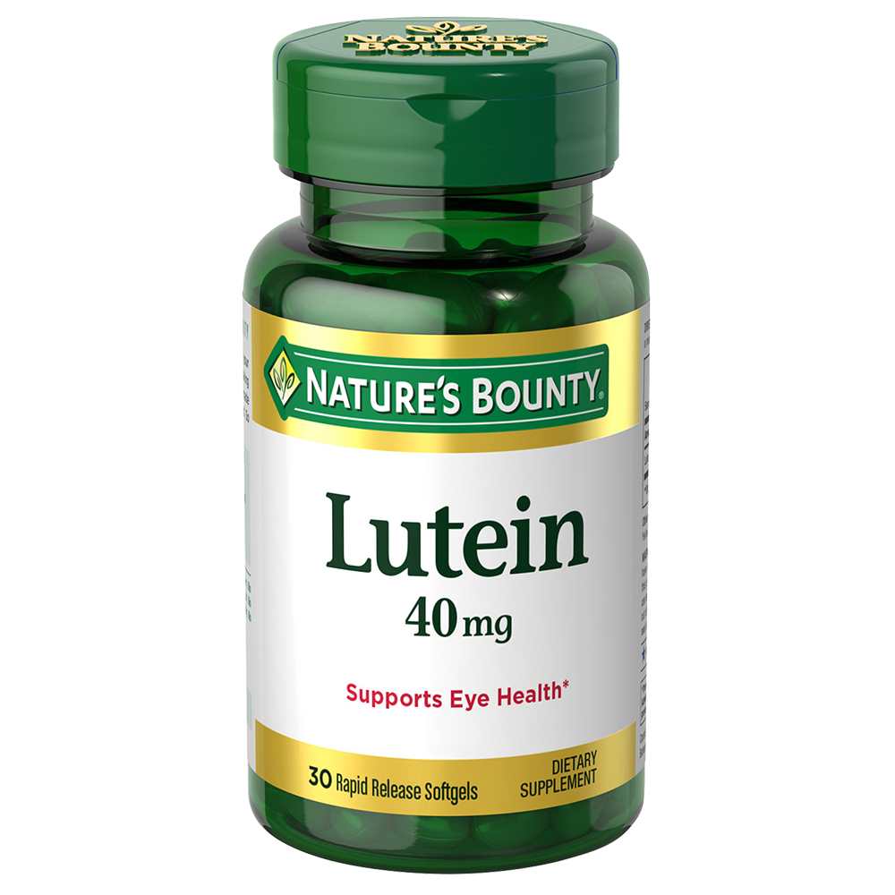 Nature's Bounty Lutein 40 Mg, 30 Softgels