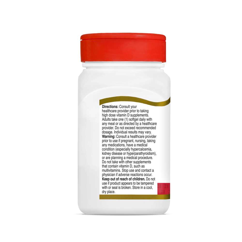 21st Century Vitamin D3 250 Mcg (10,000 Iu) 110 Softgels
