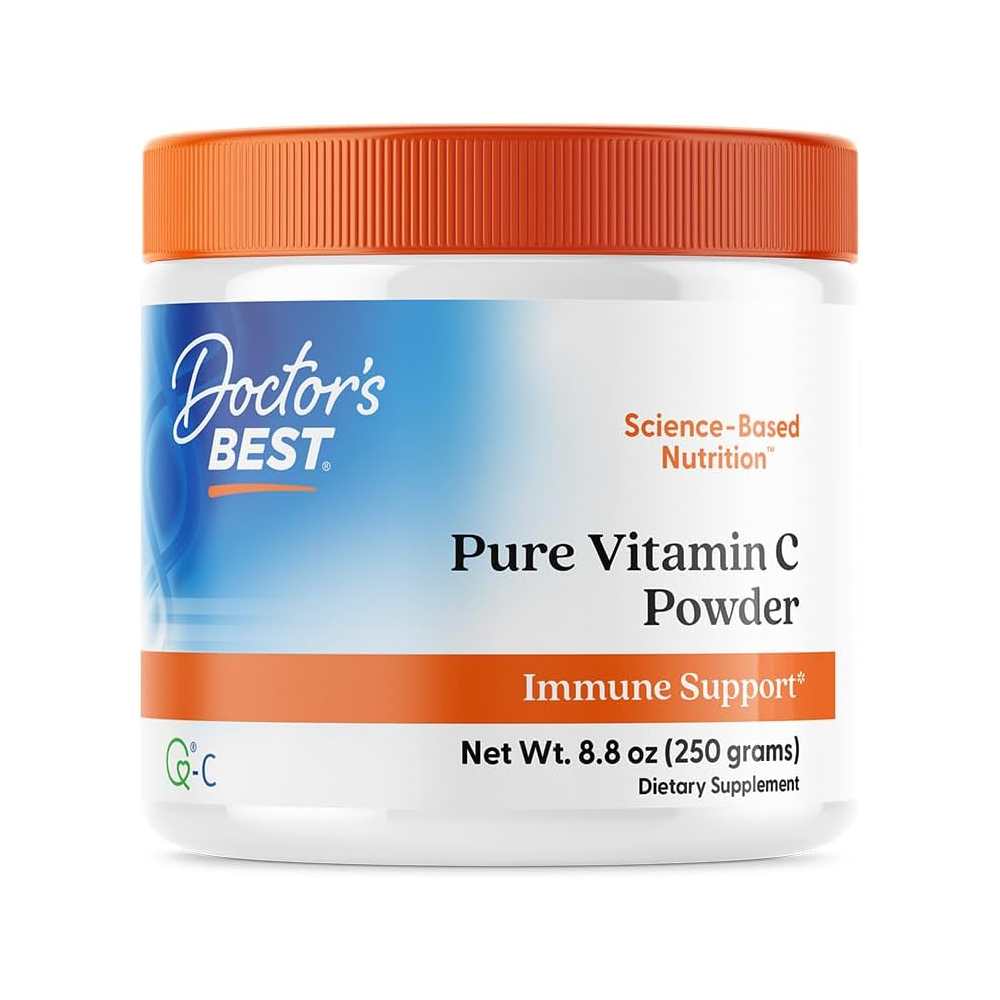 Doctor’s Best Pure C+ with Quali®-C 250g (8.8 Oz) Vitamin C Powder