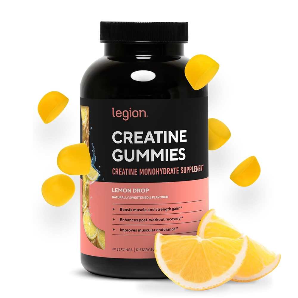 Legion Creatine Gummies – Creatine Monohydrate Supplement – 150 Gummies