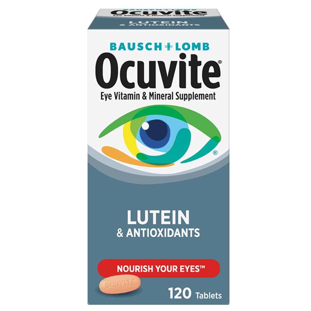 Ocuvite Eye Supplement – Lutein & Antioxidants | 60 Tablets | Supports Healthy Eyes & Vision