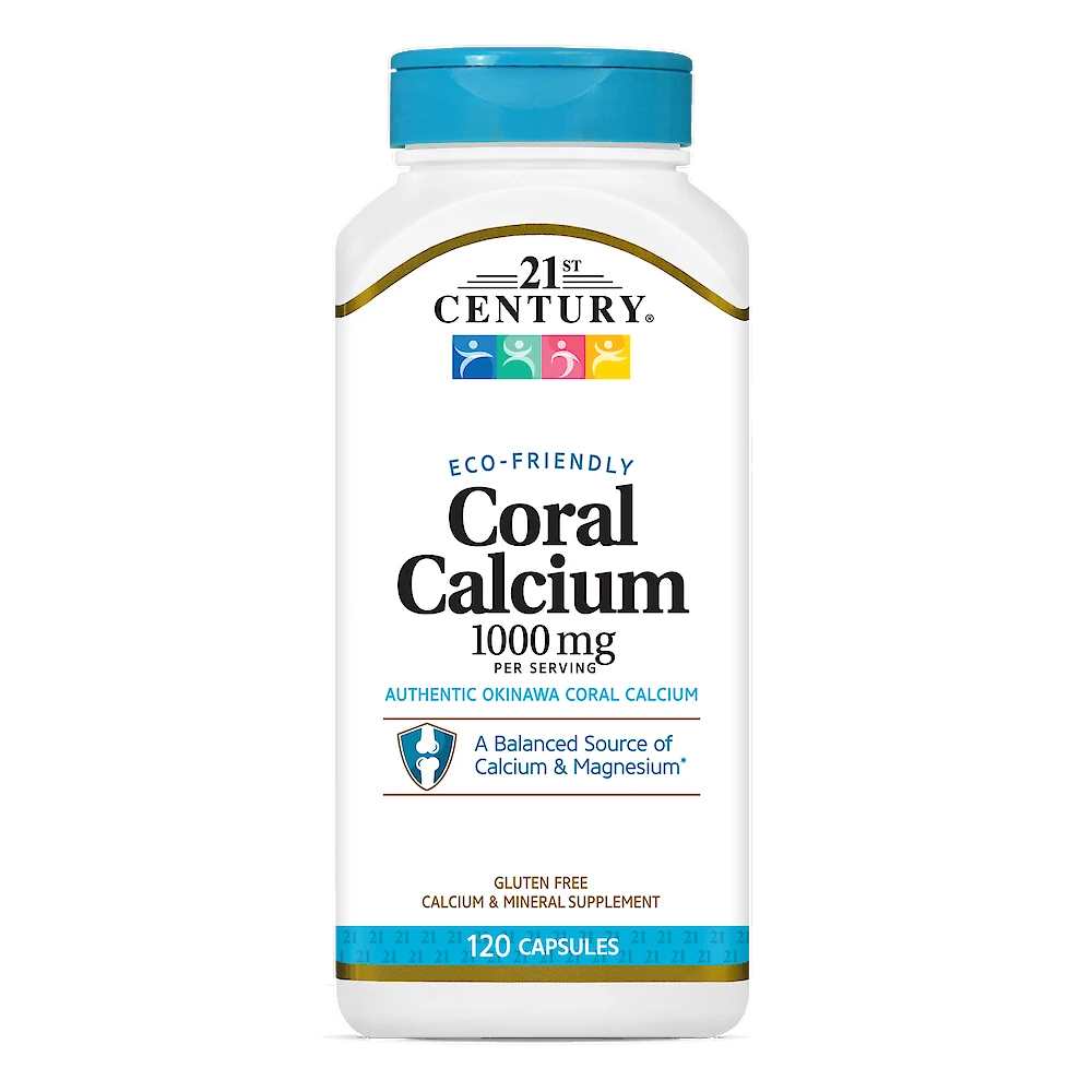 21st Century Coral Calcium 1000 Mg Eco-Friendly 120 Caps