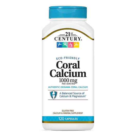 21st Century Coral Calcium 1000 Mg Eco-Friendly 120 Caps