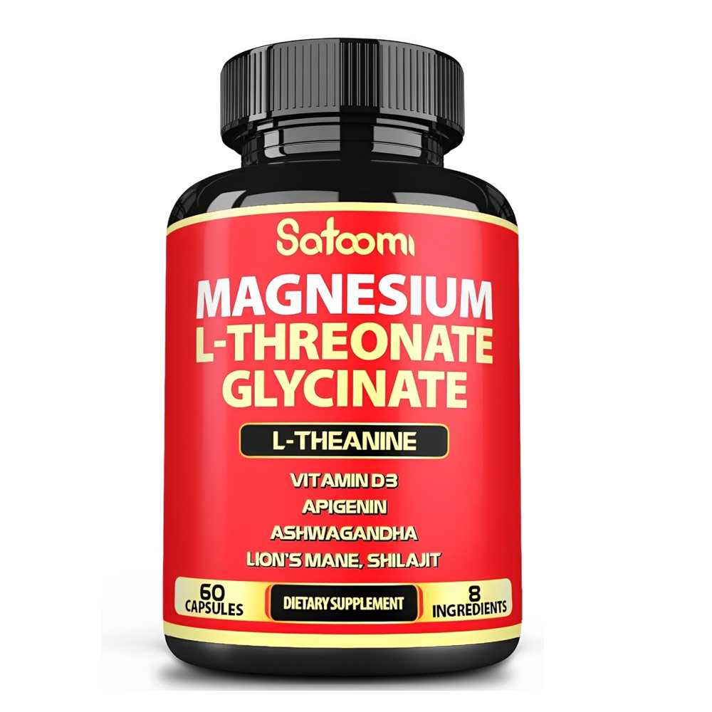 Satoomi Magnesium L-Threonate & Glycinate – 60 Capsules