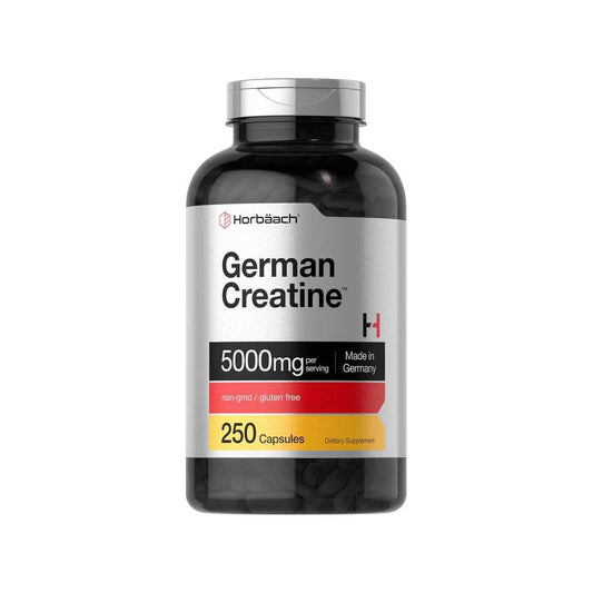 Horbäach German Creatine Monohydrate 5000mg per Serving | 250 Capsules