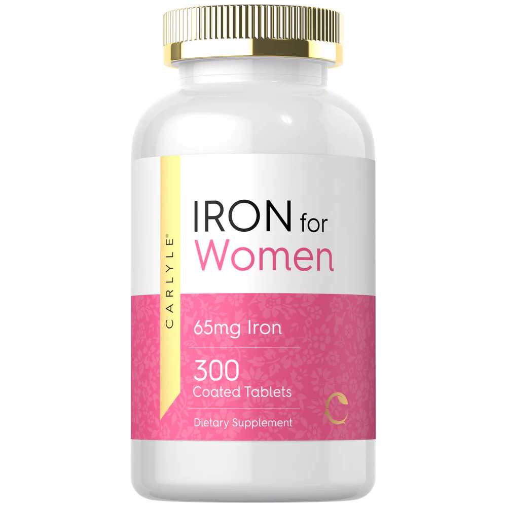 Carlyle Nutritionals Iron for Women 65mg | 300 Tablets