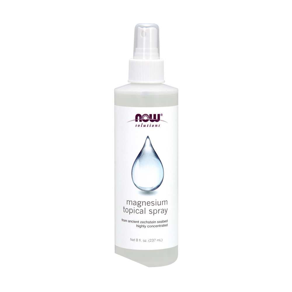 Now Foods Magnesium Topical Spray – Pure Magnesium Chloride Brine – Muscle & Joint Support – 237 M L