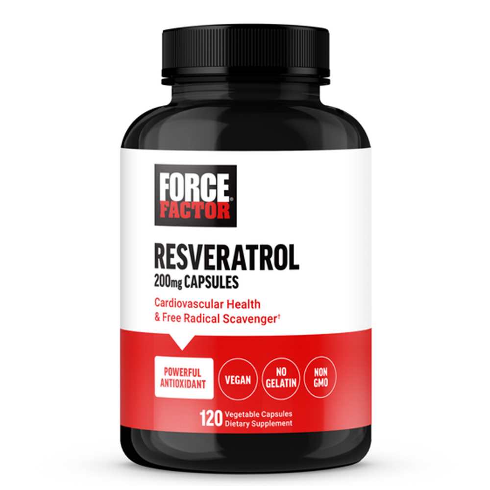 Force Factor Resveratrol – 120 Capsules