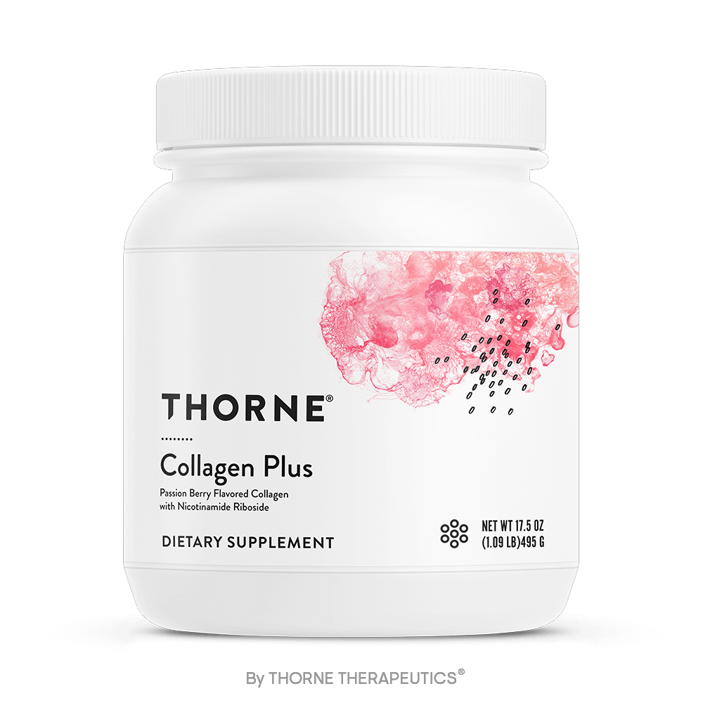 Thorne Collagen Plus - Passion Berry Flavored Collagen with Nicotinamide Riboside (17.5 oz)