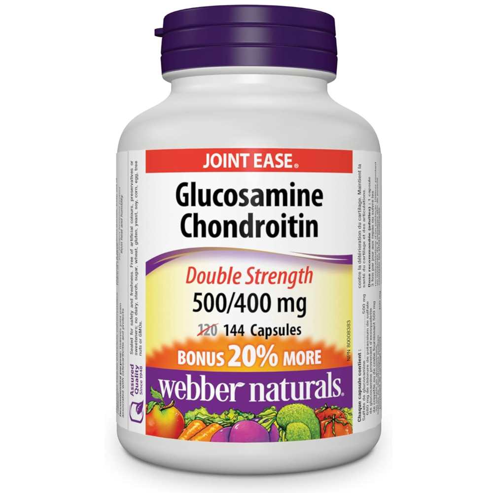 Joint Support Formula – Glucosamine 500mg & Chondroitin 400mg – Webber Naturals