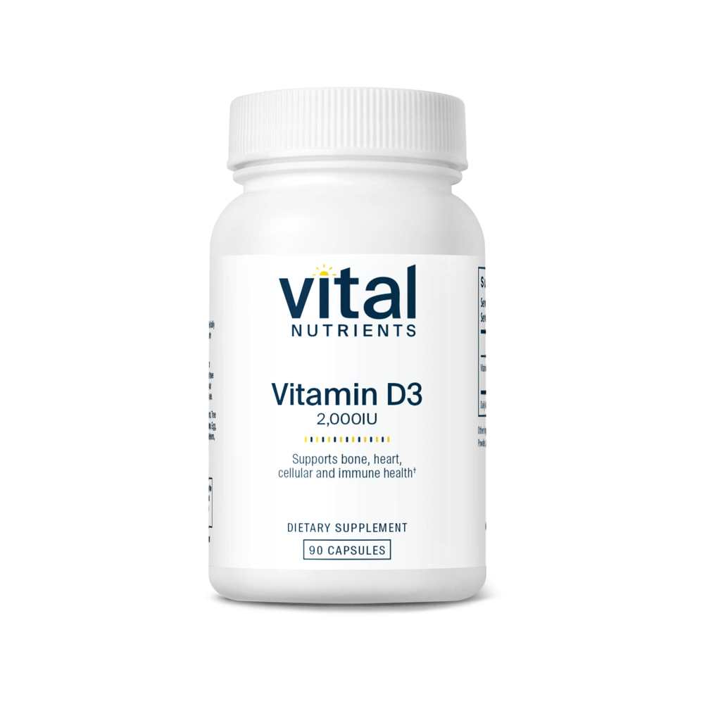 Vital Nutrients Vitamin D3 2000 Iu 90 Caps