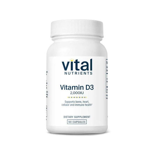Vital Nutrients Vitamin D3 2000 Iu 90 Caps