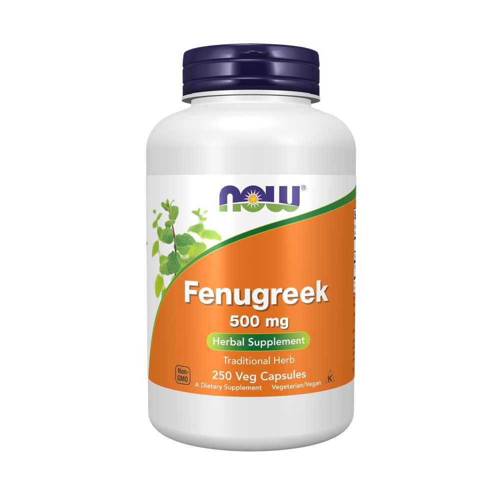 Now Foods Fenugreek 500 Mg – Traditional Herbal Supplement – 100 Veg Capsules