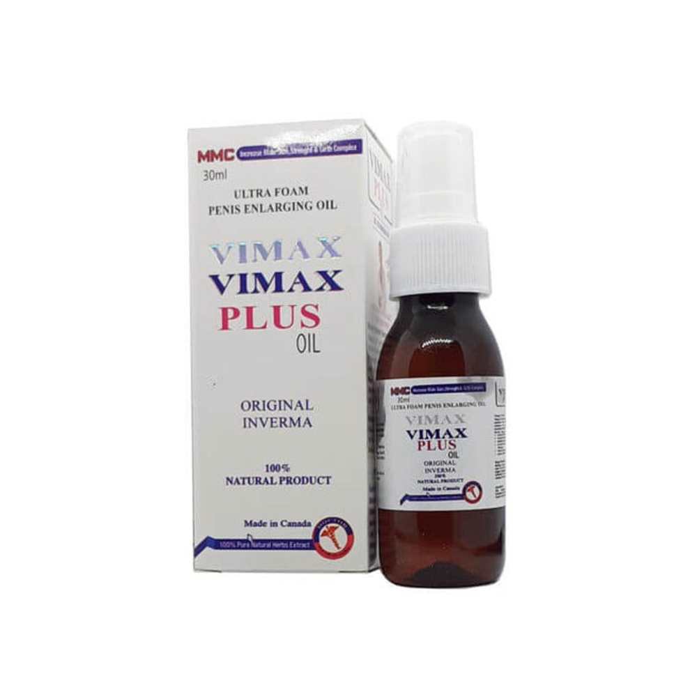 Vimax – 100% Natura L- Ultra Foam Penis Enlarging Oil – 30ml – Made in Canada