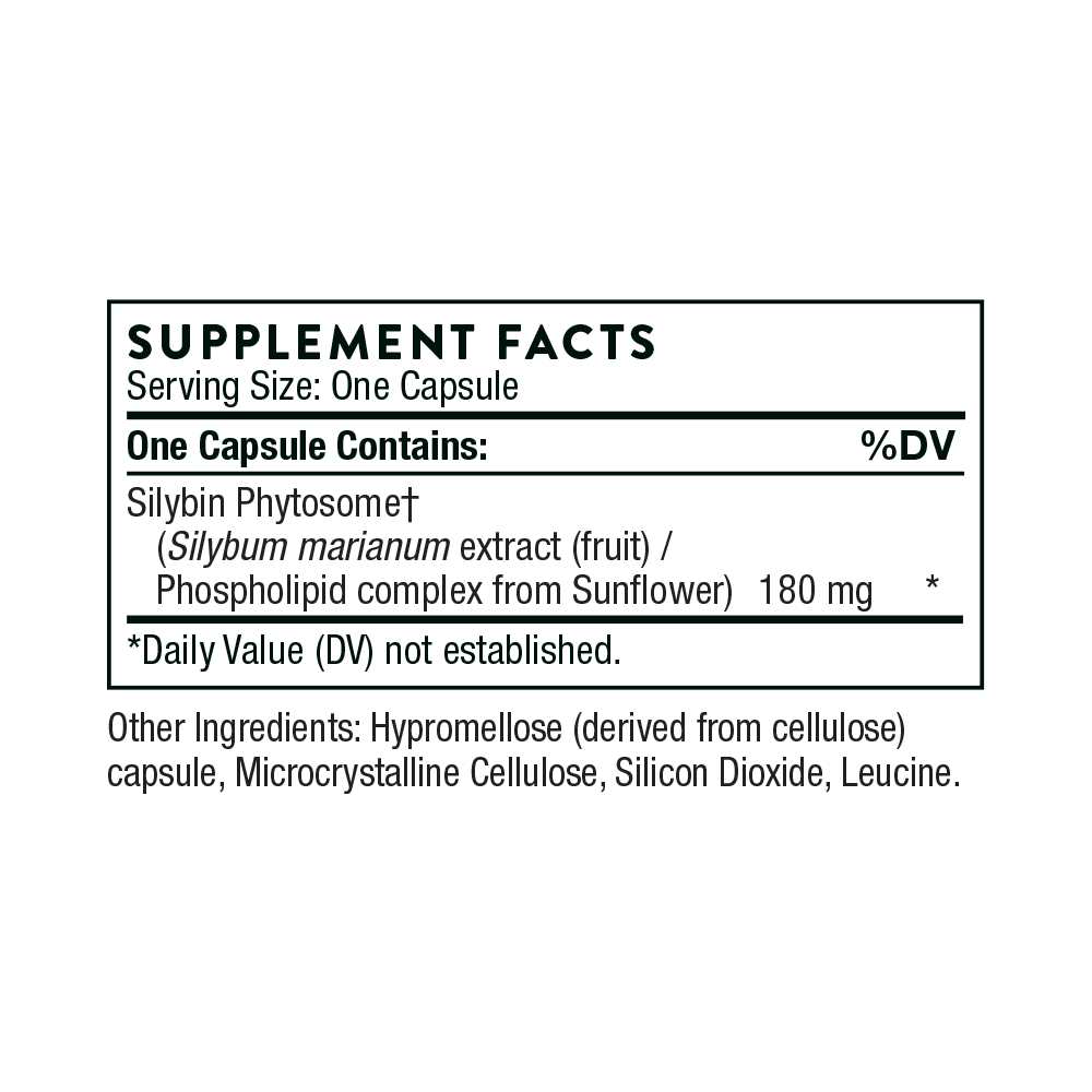Thorne Siliphos Milk Thistle Phytosome Capsules