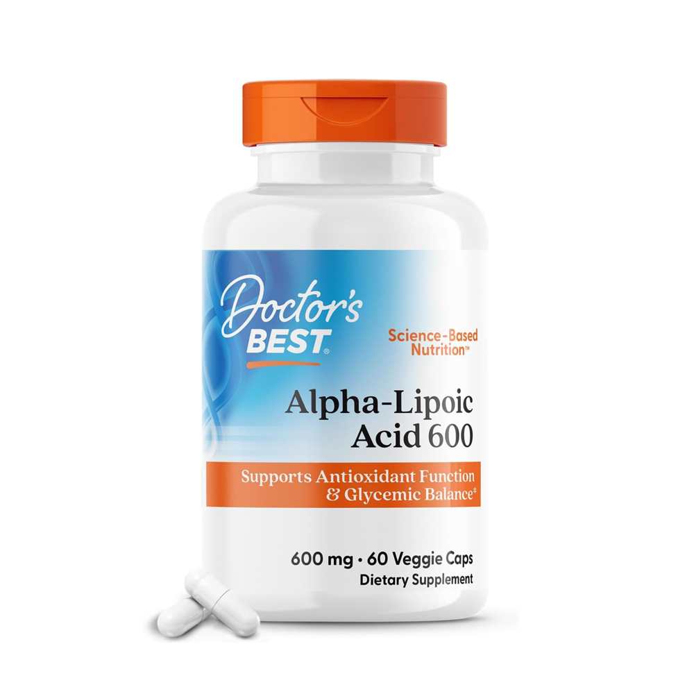 Doctor's Best Alpha-Lipoic Acid, 600 Mg, 60 Veggie Caps