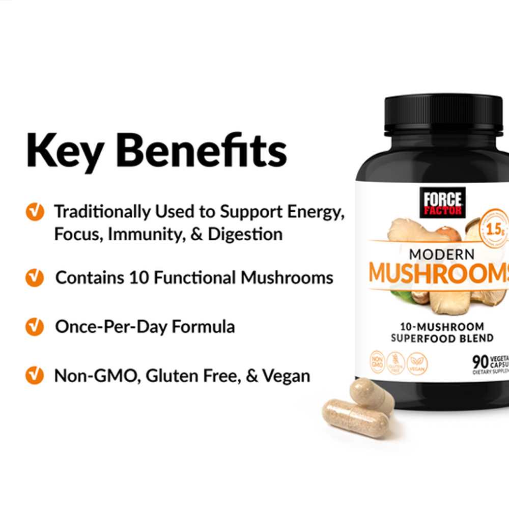 Force Factor Modern Mushrooms – 90 Capsules