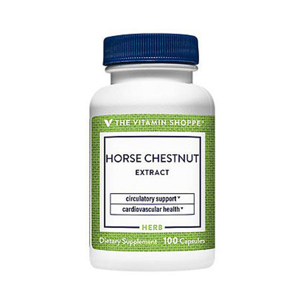 Horse Chestnut Extract By The Vitamin Shoppe - 100 Capsules | Circulation Support & Cardiovascular Health