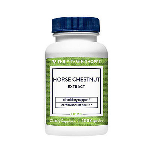 Horse Chestnut Extract By The Vitamin Shoppe - 100 Capsules | Circulation Support & Cardiovascular Health