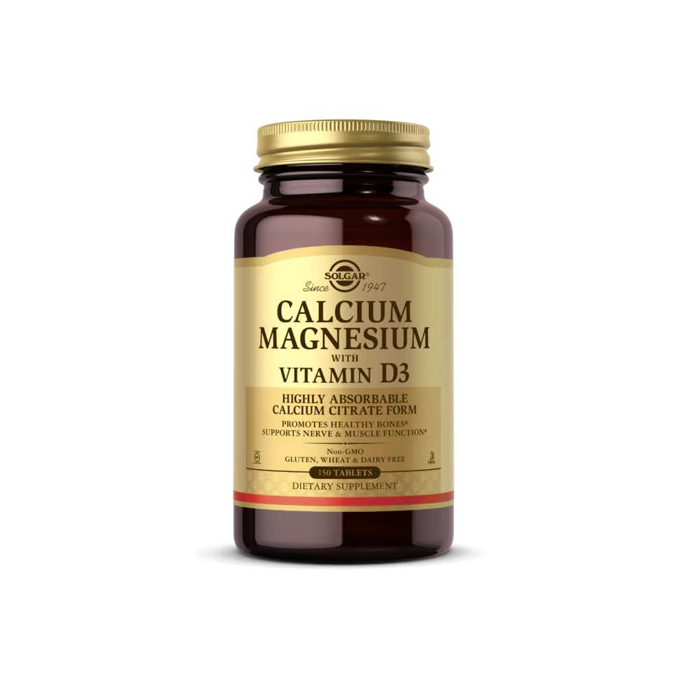 Solgar Calcium Magnesium with Vitamin D3 150 Tablets