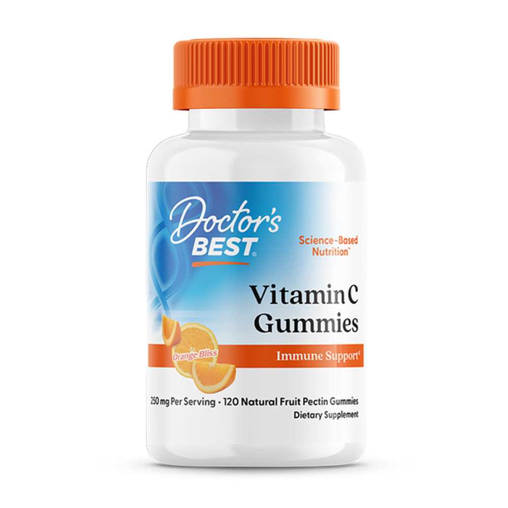 Doctor's Best Vitamin C Orange Bliss Gummies 125mg 120 Count