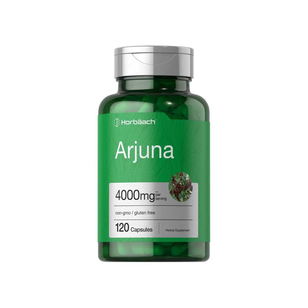 Horbäach Arjuna Extract 4000mg per Serving | 120 Capsules