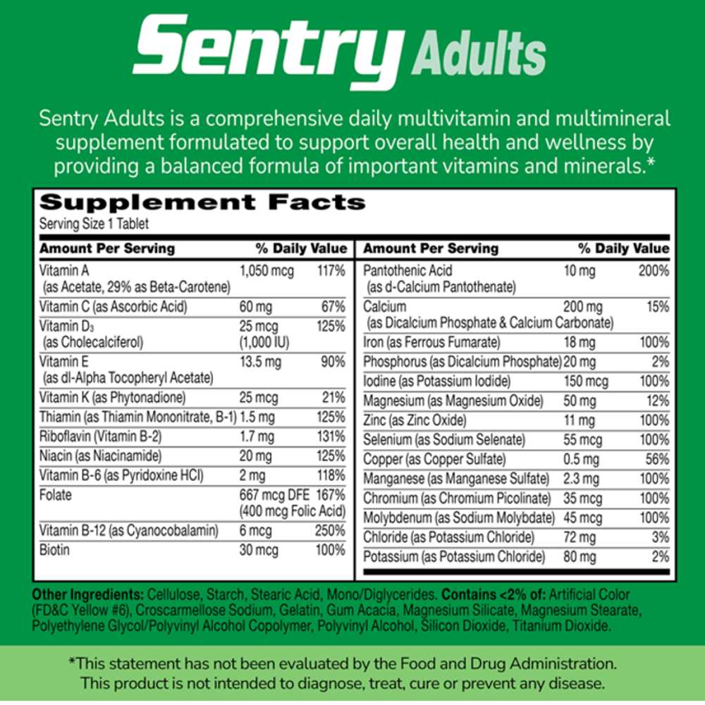 21st Century Sentry Adults 300 Tabs