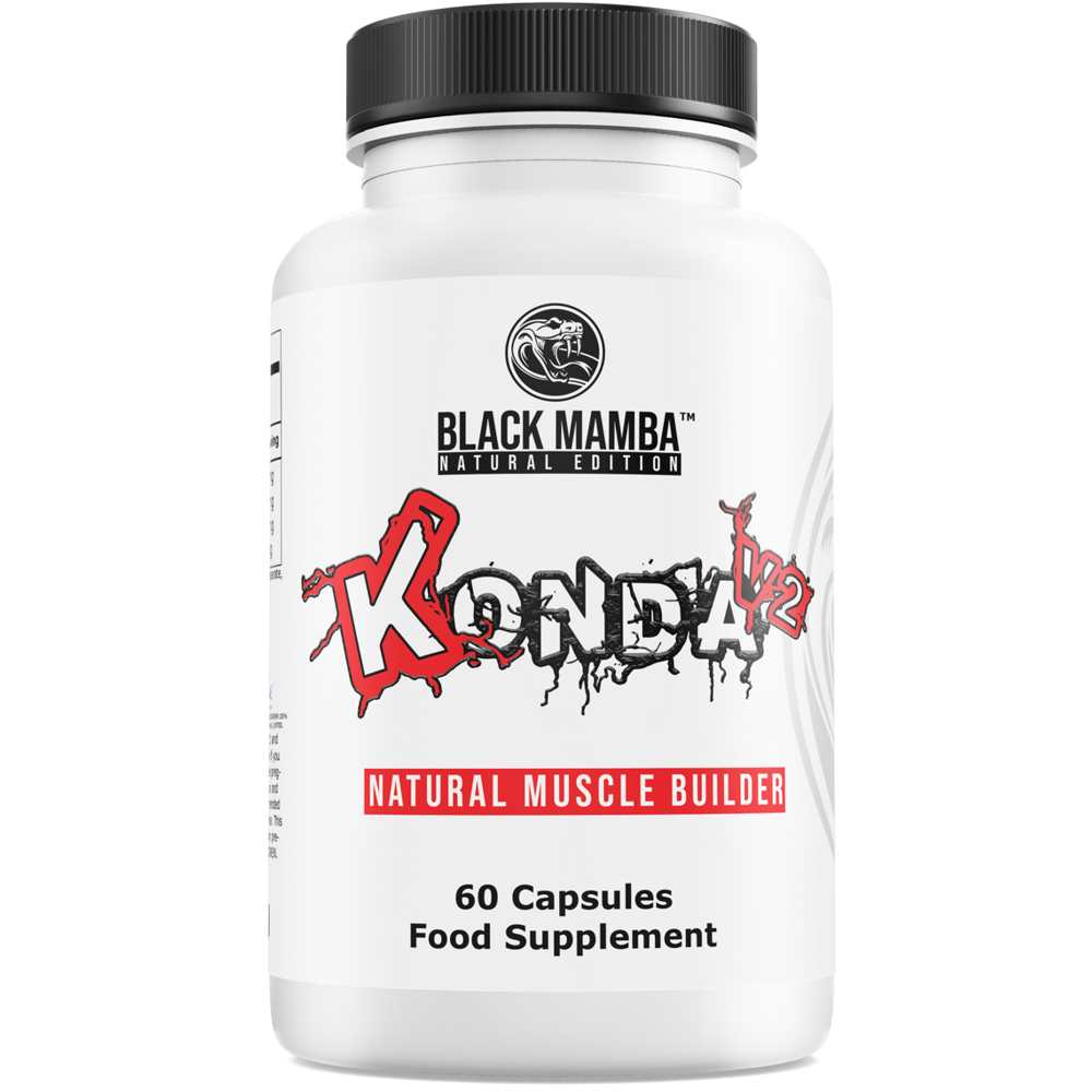 Black Mamba Konda-V2 - Natural Muscle Builder 60 Caps