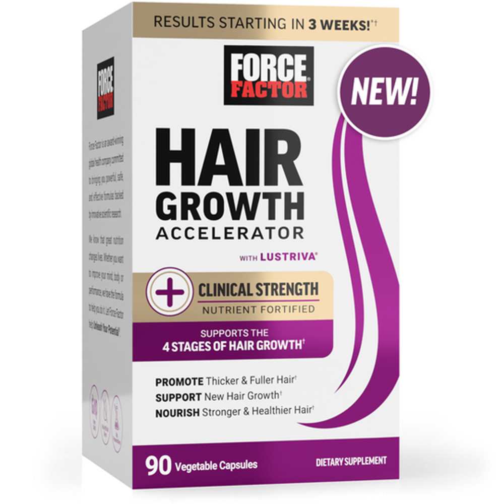 Force Factor Hair Growth Accelerator – 90 Capsules