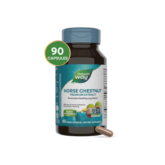 Nature's Way Horse Chestnut Premium Extract - 250mg, 90 Vegan Capsules