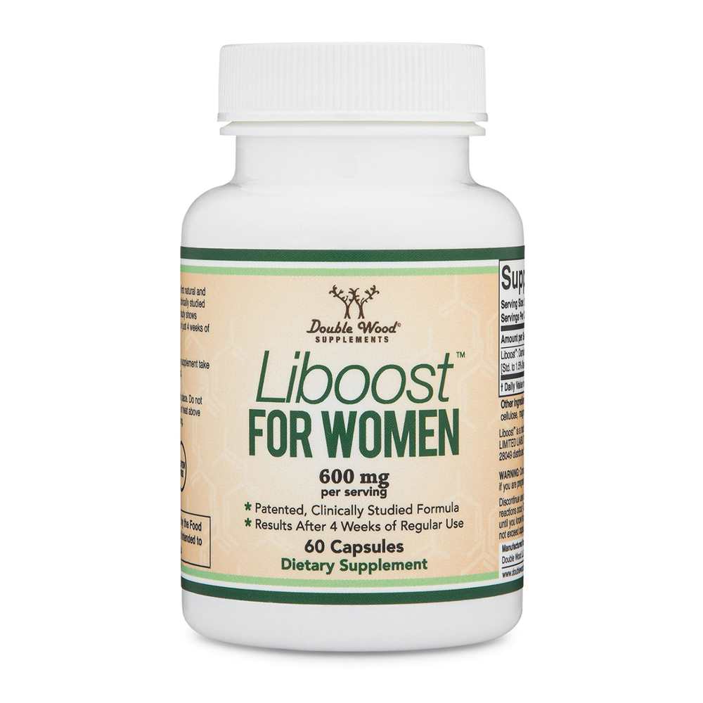 Double Wood Liboost for Women – Clinically Studied Female Wellness Formula | 60 Capsules