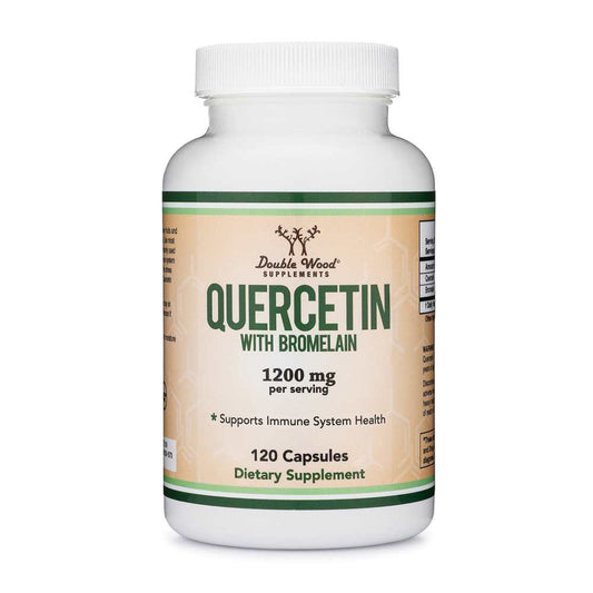Double Wood Quercetin with Bromelain – 1200 Mg – 120 Capsules