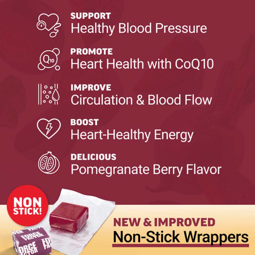 Force Factor Total Beets Ultimate Heart Health – 60 Soft Chews