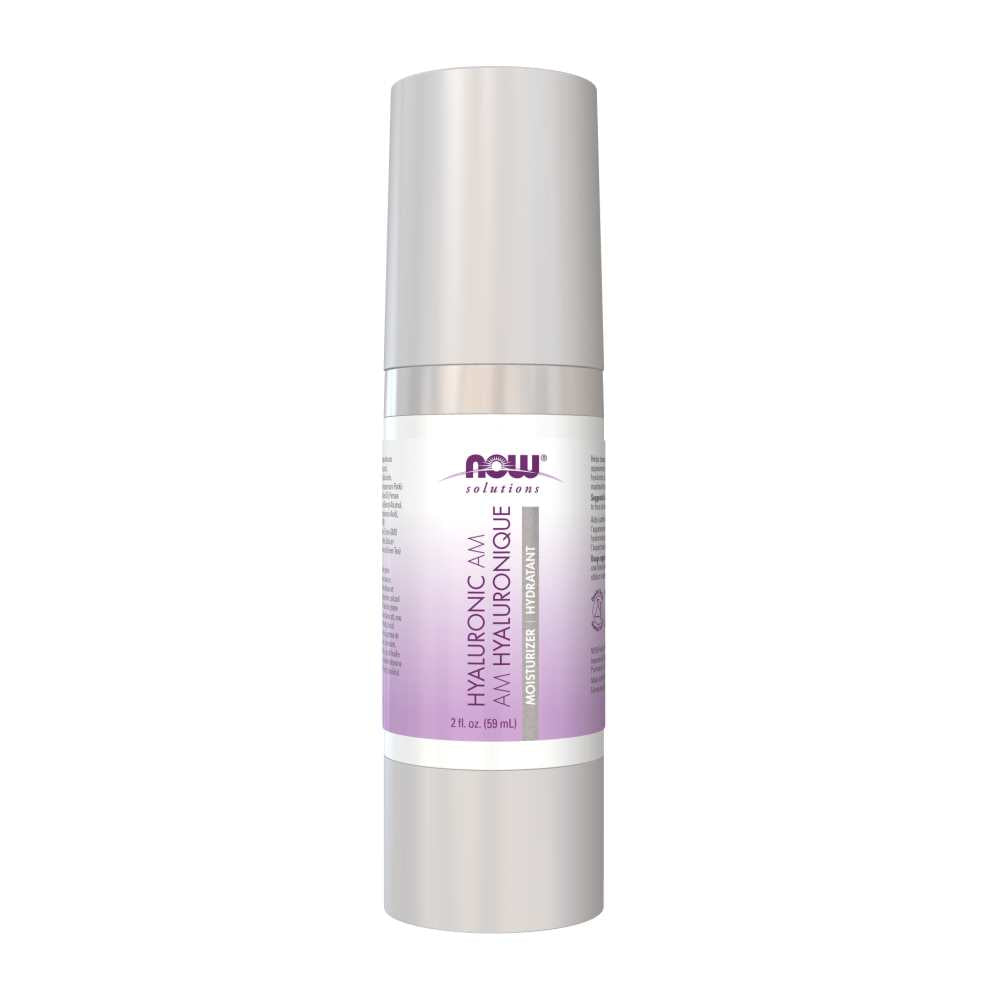 Now Foods Hyaluronic Am Moisturizer – Daily Hydration with Aloe & Squalane – Lightweight Day Cream – 59 M L