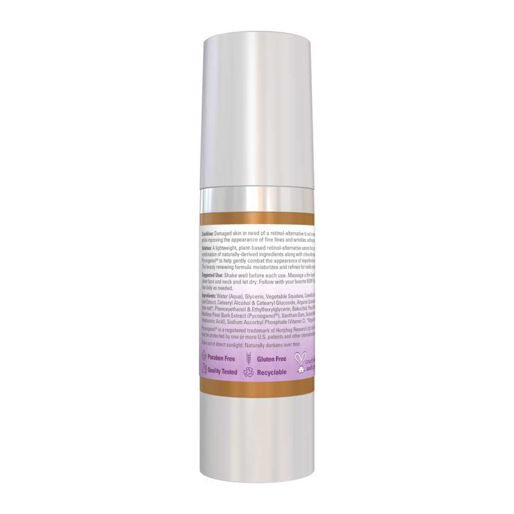 Now Foods Bakuchiol Skin Renewal – 1% Plant-Based Retinol Alternative – Face Serum – 30 M L