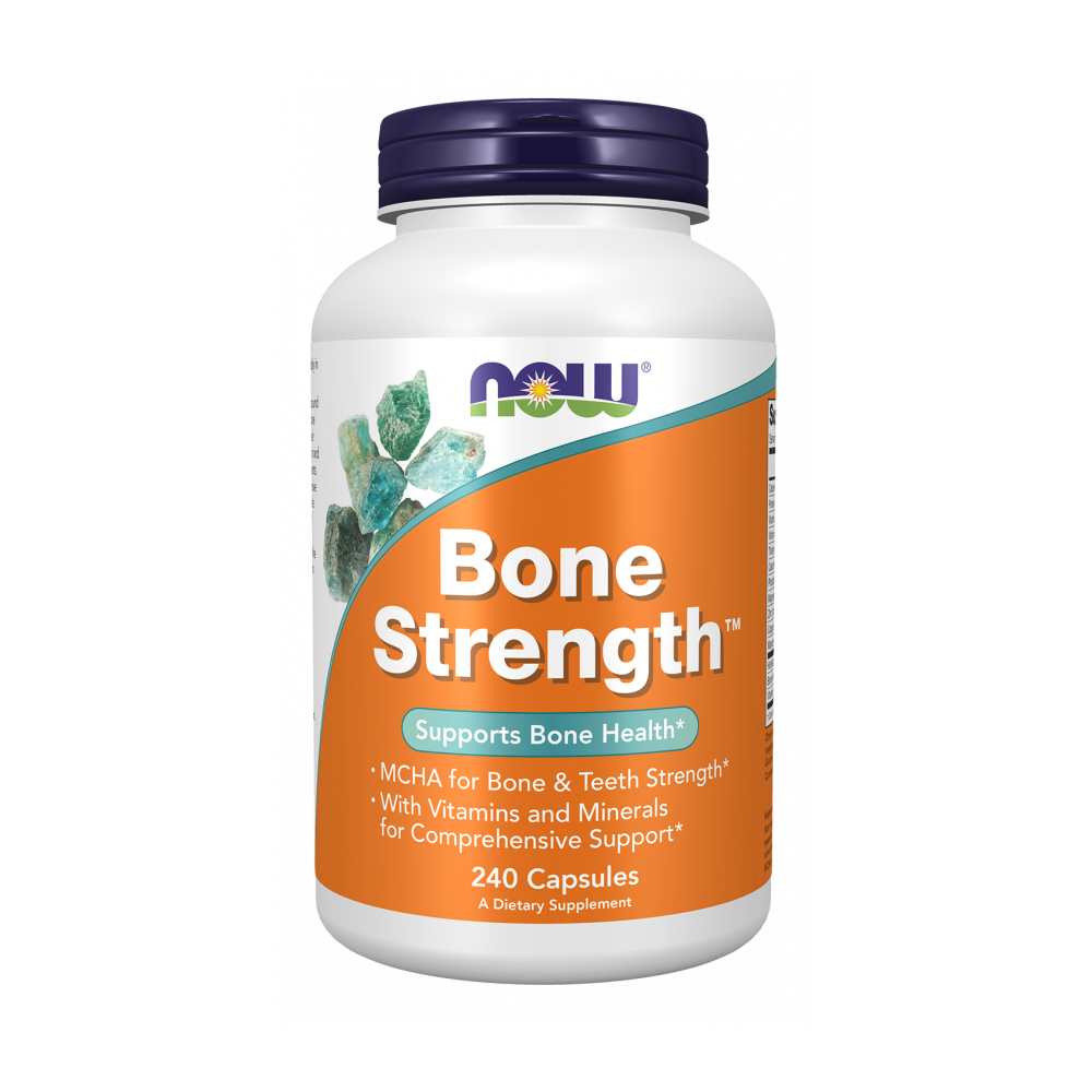 Now Foods Bone Strength – Mcha Formula for Bone & Teeth Health – 120 Capsules