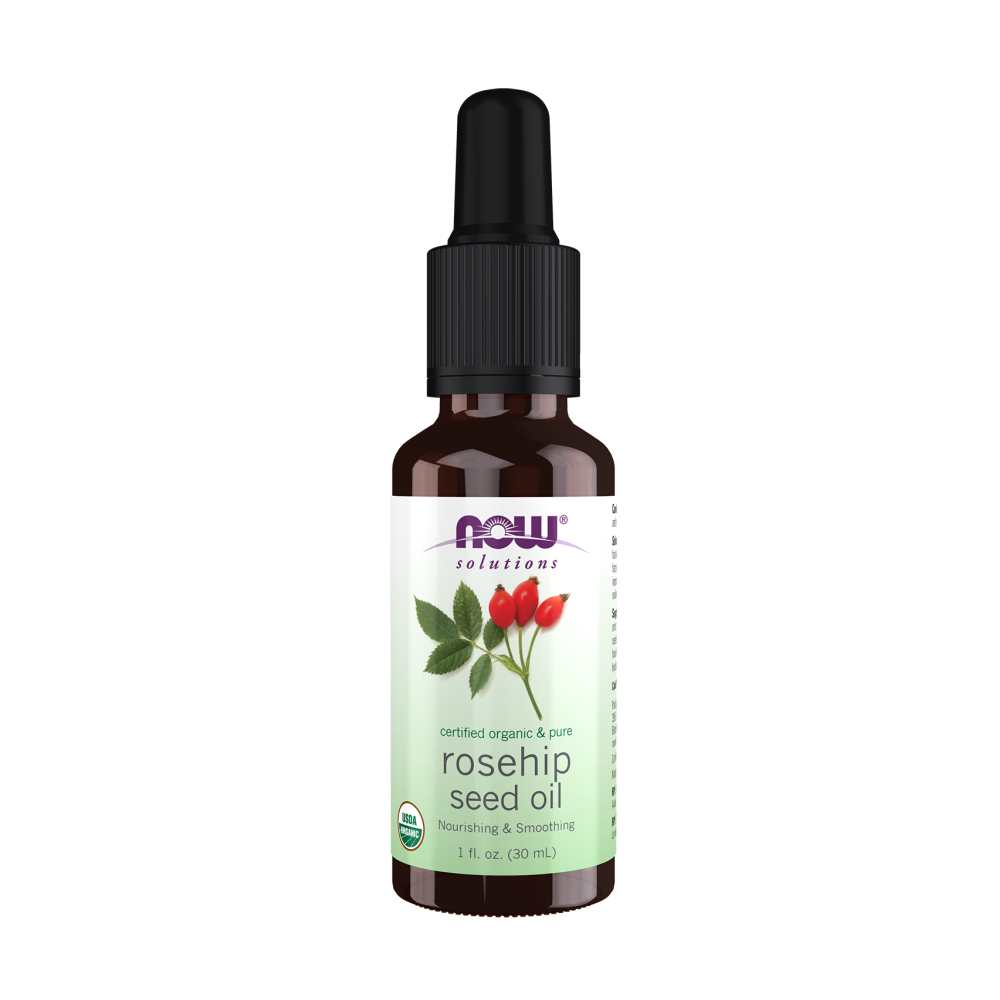 Now Foods Rosehip Seed Oil – 100% Pure & Certified Organic – Cold-Pressed Skin Rejuvenating Oil – 30 M L