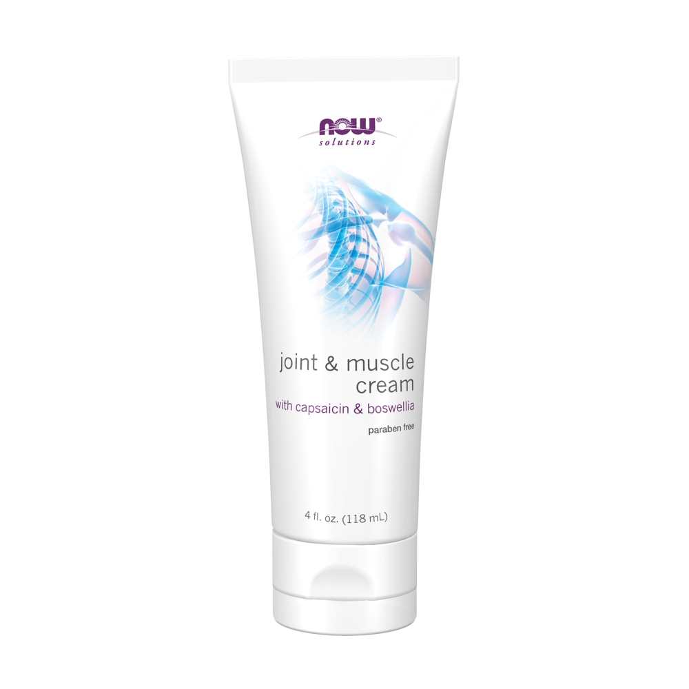 Now Foods Joint & Muscle Cream – with Capsaicin & Boswellia – Paraben-Free Topical Relief – 4 Fl. Oz. (118 M L)