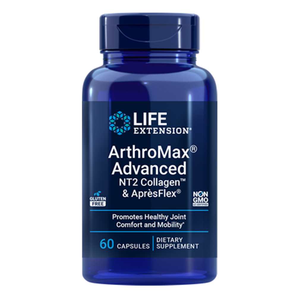 Life Extension Arthro Max® Advanced with Nt2 Collagen™ & Après Flex® – 60 Capsules