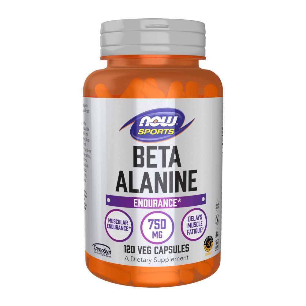 Now Sports Beta-Alanine 750 Mg – Endurance & Muscle Buffering Support – 120 Veg Capsules