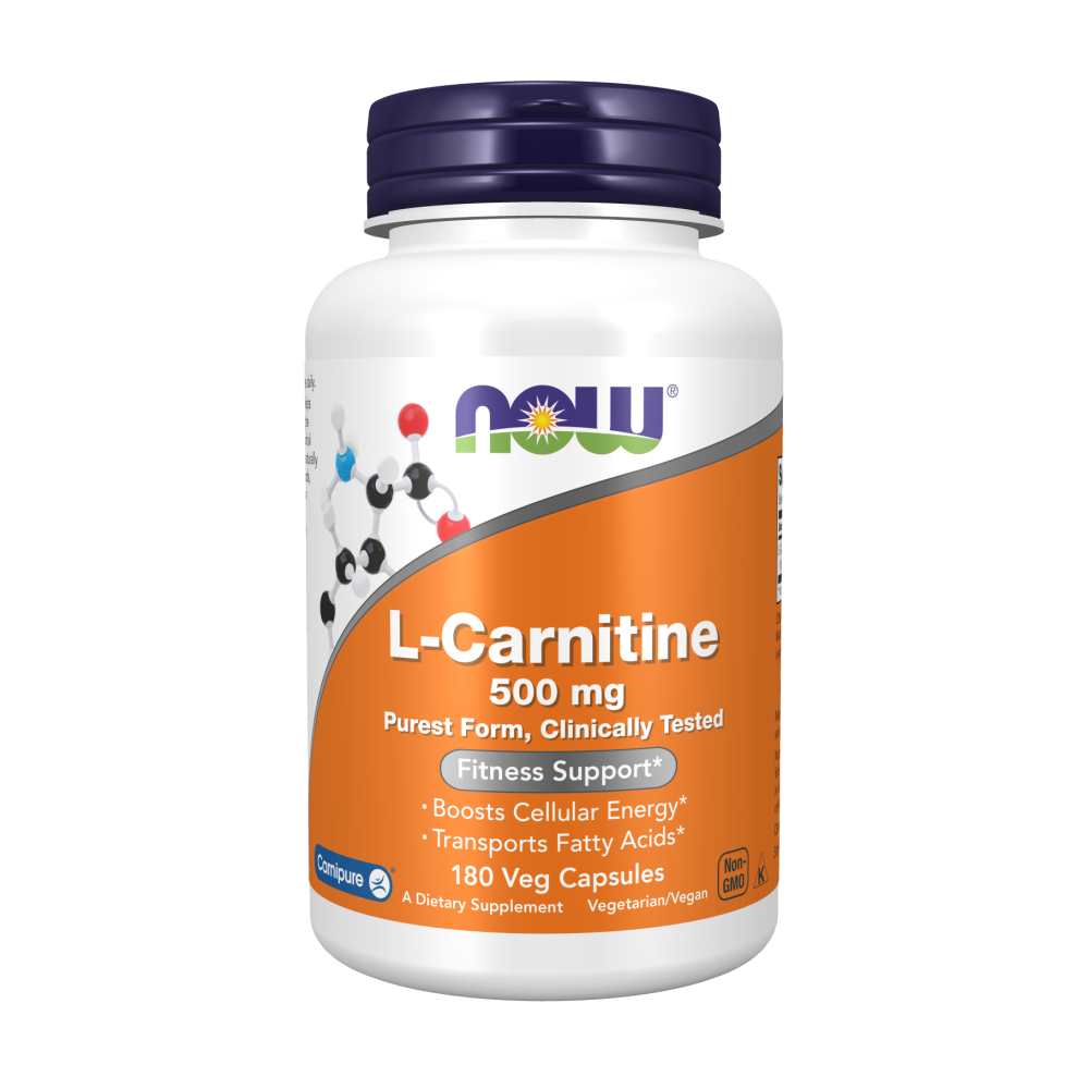 Now Foods L-Carnitine 500 Mg – Fitness & Energy Support – Purest Clinically Tested Form – 60 Veg Capsules