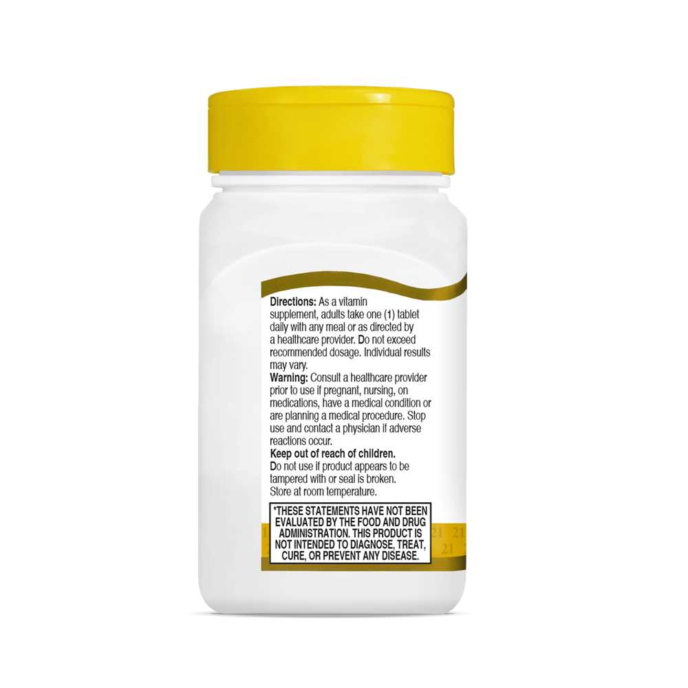 21st Century Vitamin B-1 100 mg 110 Tabs