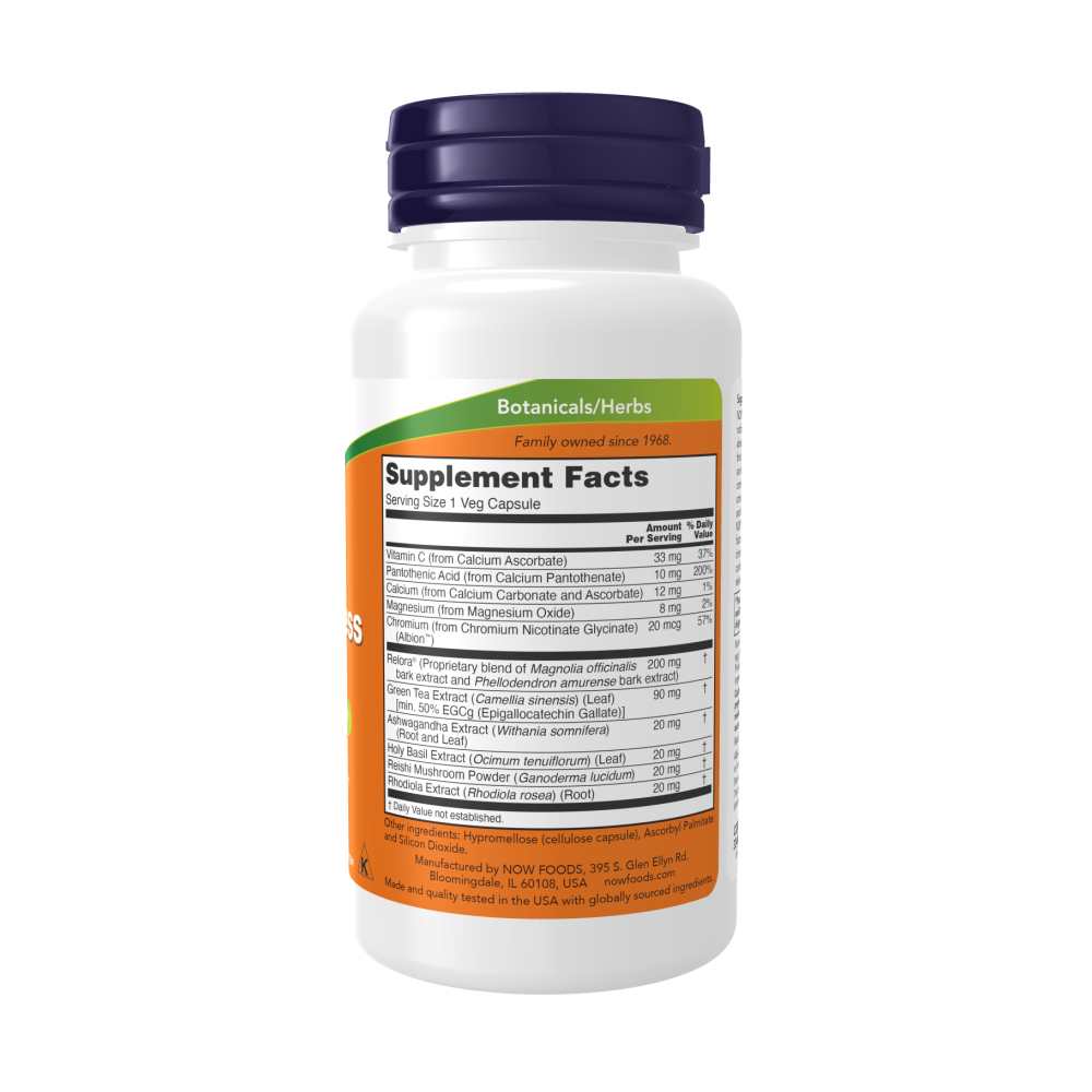 Now Foods Adrenal Stress Support – Cortisol & Appetite Management – 90 Veg Capsule