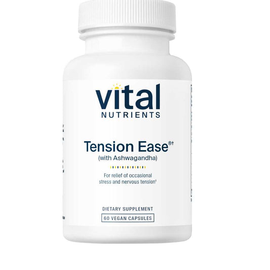 Vital Nutrients Tension Ease with Ashwagandha 60 Caps